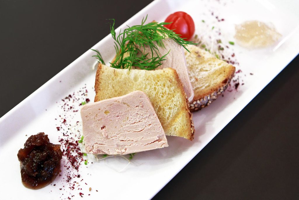13 - Bloc di Foie gras, Cipolle di Tropea e Gelatina al Moscato